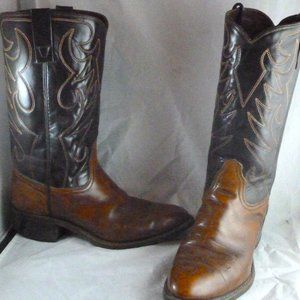 Vintage Western Cowboy Boots Size Men's 9D USA